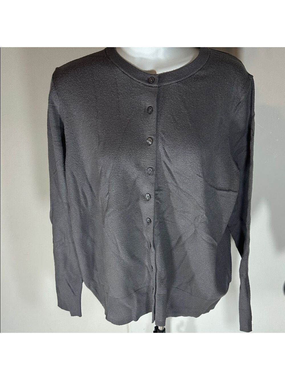 US 14-16 Size 1 Torrid grey cardigan sweater  GUC